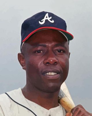 Aesthetic Hank Aaron Paint by Number