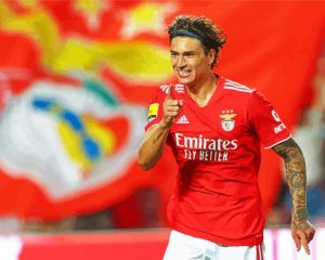 Football Player Darwin Nunez Paint by Numbers