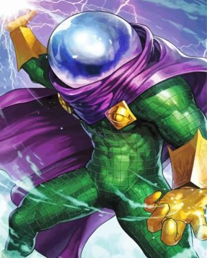 Marvel Comics Mysterio Paint by Number