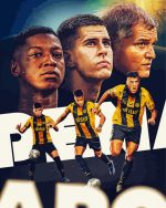 Penarol Football Art Paint by Number