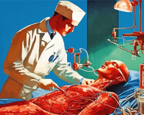 Vintage Surgeon Art Paint by Number