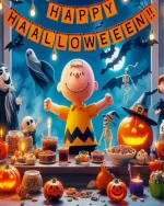 Charlie Brown Halloween Paint by Numbers