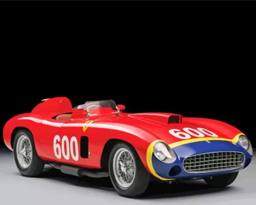 Ferrari 335 S Car Paint by Number
