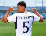 Jude Bellingham Footballer Paint by Number