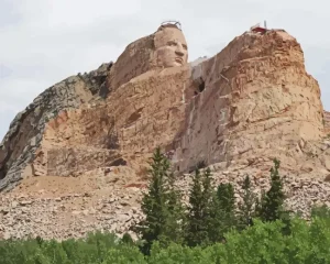 Crazy Horse Monument Paint by Number
