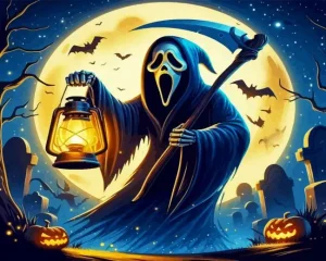 Grim Reaper Paint by Number