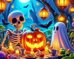 Halloween Party Paint by Number