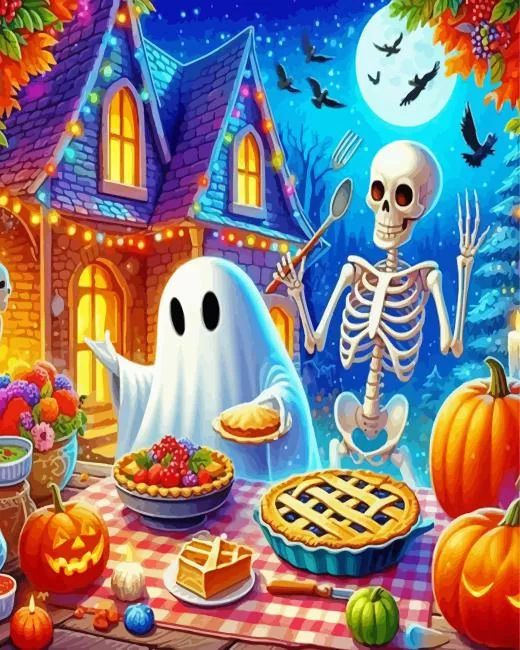 Halloween Party Paint by Number