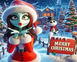 Sally Christmas Paint by Number