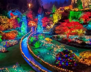 Shiny Butchart Gardens Paint by Number