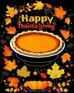 Happy Thanksgiving Paint by Number