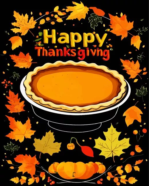 Happy Thanksgiving Paint by Number