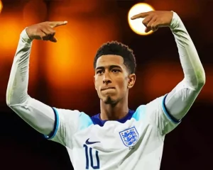 The Footballer Jude Bellingham Paint by Number