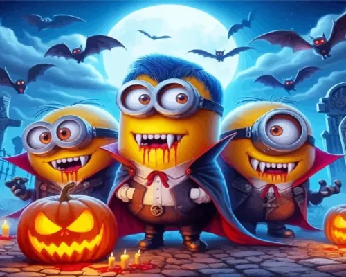 Vampire Minions Paint by Number