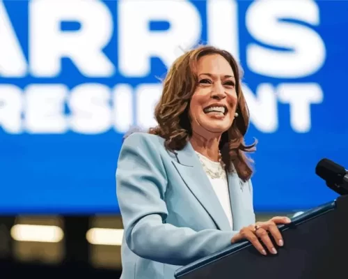 President Kamala Harris Paint by Number