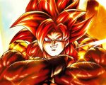 Ssj4 Gogeta Anime Paint by Number