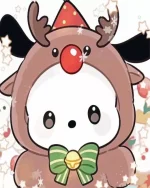 Christmas Cinnamoroll Paint by Number