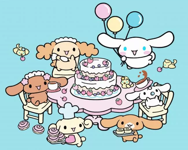 Cinnamoroll Birthday Paint by Number