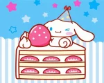 Cinnamoroll Cake Paint by Number