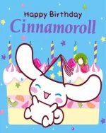 Happy Cinnamoroll Paint by Number
