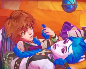 Isha And Jinx Paint by Number