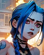 Powder Jinx Paint by Number