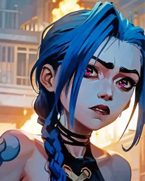 Powder Jinx Paint by Number