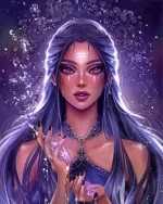 Aquarius Woman Paint by Number