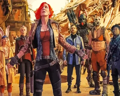 Borderlands Characters Art Paint by Number