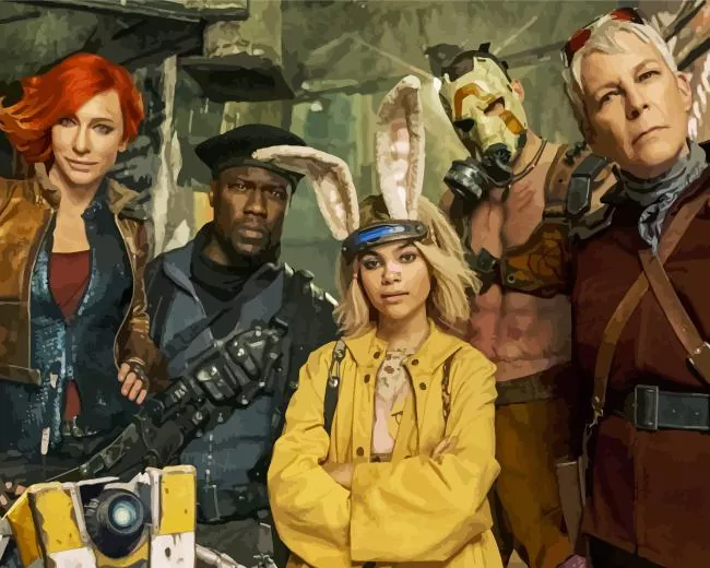 Borderlands Characters Paint by Number