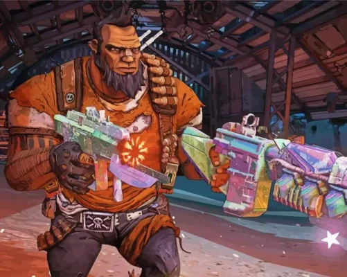 Borderlands Game Paint by Number