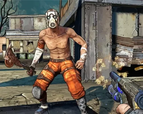 Borderlands Video Game Paint by Number