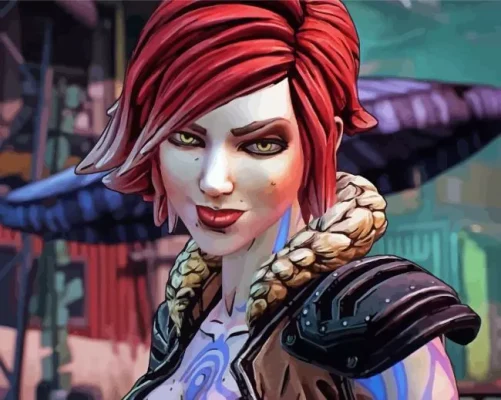 Borderlands Video Game Character Paint by Number