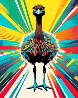 Emu Art Paint by Number