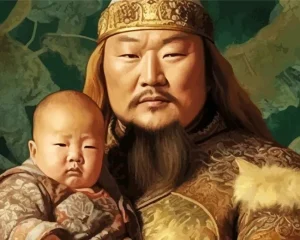 Genghis Khan Art Paint by Number