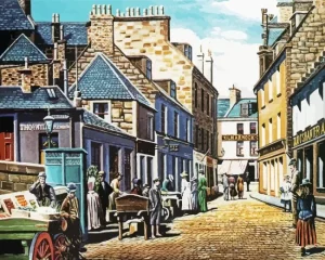 Kilmarnock Waterloo St Cross Paint by Number