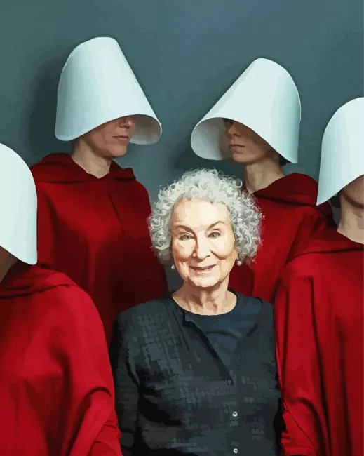Margaret Atwood Shooting Paint by Number