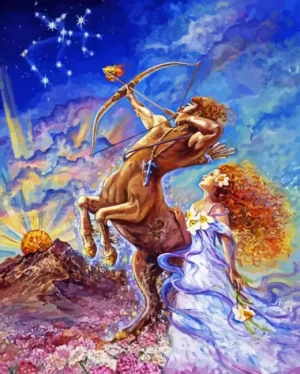 Sagittarius Zodiac Art Paint by Number