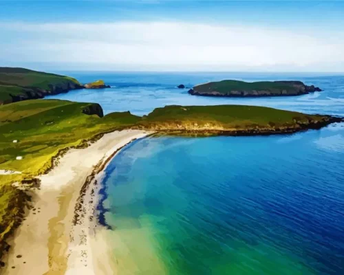 Shetland Landscape Paint by Number