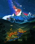 Velaris City Of Starlight Paint by Number