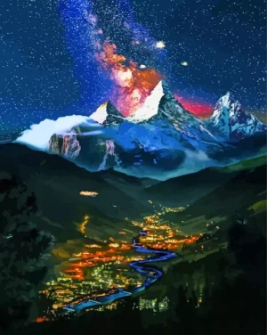 Velaris City Of Starlight Paint by Number