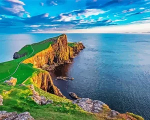 Aesthetic Shetland Landscape Paint by Number