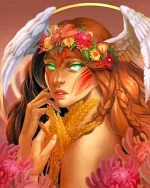 Aesthetic Virgo Woman Paint by Number