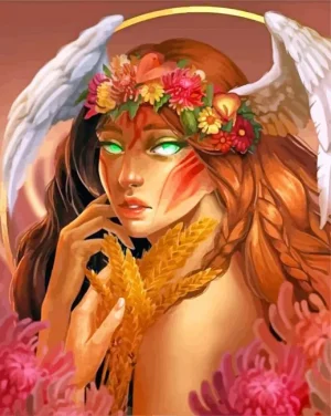 Aesthetic Virgo Woman Paint by Number