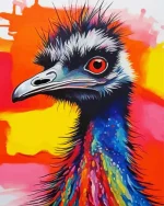 Aesthetic Emu Paint by Number