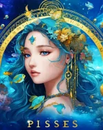 Pisces Zodiac Art Paint by Number
