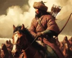 Vintage Genghis Khan Paint by Number