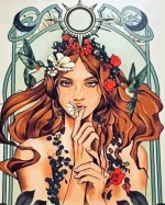 Virgo Lady Paint by Number