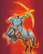 Zodiac Sagittarius Paint by Number