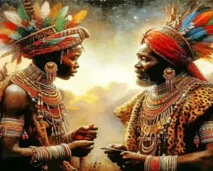 Zulu People Paint by Number